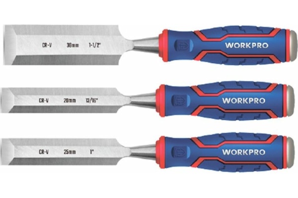 Набор стамесок-долот WORKPRO 3шт. WP201301