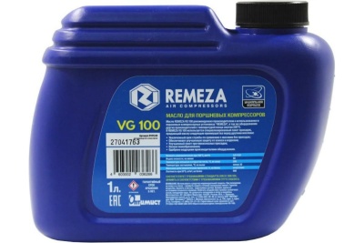 Масло компрессорное 1 л Remeza VG 100