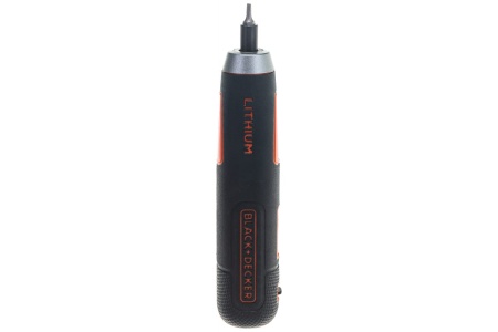 Аккумуляторная отвертка Black&Decker ION + 4 насадки BD40K4-RU