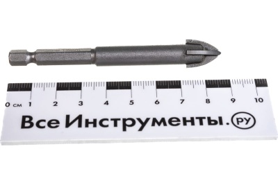 Сверло по керамике и стеклу с четырьмя режущими лезвиями PROFI 12 мм STAYER 2985-12_z01
