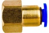 Фитинг металлический 6 мм - внутренняя резьба 1/4" Pegas pneumatic 5203