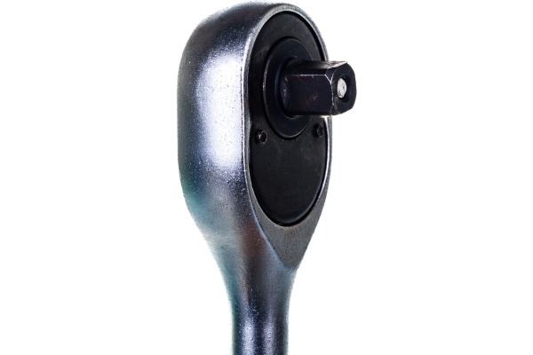 Трещотка WMC TOOLS реверсивная, с резиновой ручкой, 3/8''(L-200мм,24зуб.) 48824 80234