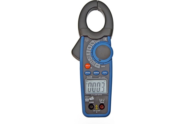 Токовые клещи с датчиком температуры СЕМ DT-3341 480380