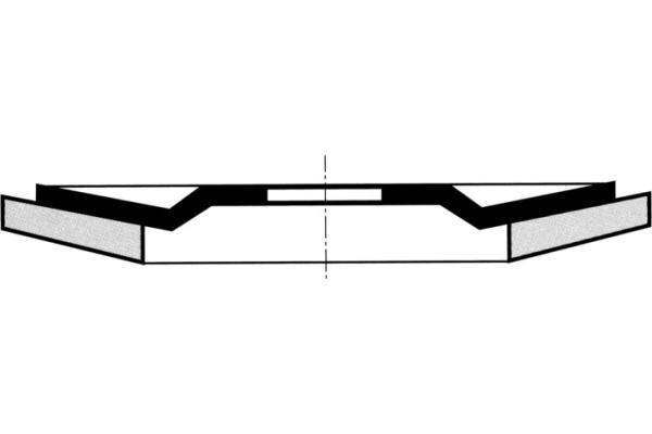 Диск лепестковый NC-22,23-G60-D125 (125х22.2 мм, зернистость 60) WURTH 0579580326961