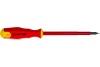 Диэлектрическая отвертка СИБРТЕХ SL5,5*125mm 12933