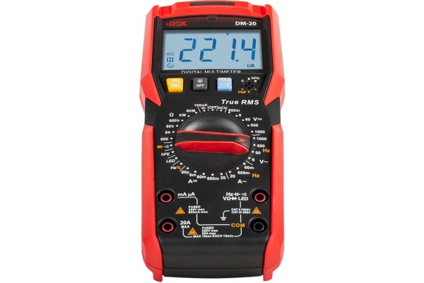 Цифровой мультиметр RGK dm-20 с поверкой 779647