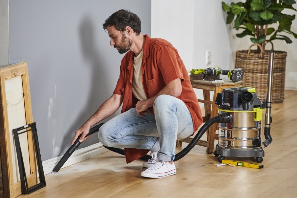 Аккумуляторный строительный пылесос Ryobi ONE+ R18WDV 5133004724