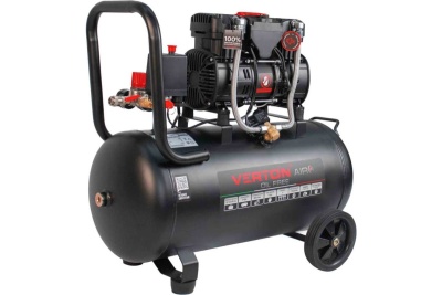 Компрессор VERTON air ac-50/260 230 В, 50 Гц, безмасляный, 260 л/м, 50 л, 8 б, 2 кВт, 2850об/мин, рапид/быстросъем 01.14019.13924