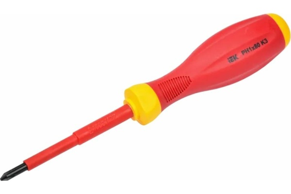 Диэлектрическая отвертка IEK ARMA2L 3 PH1x80 K3 A2L3-SC30-K3-PH-10-080
