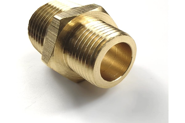 Ниппель латунный переходной пневмо 1/2"НР - 3/8"НР Профитт 9276287