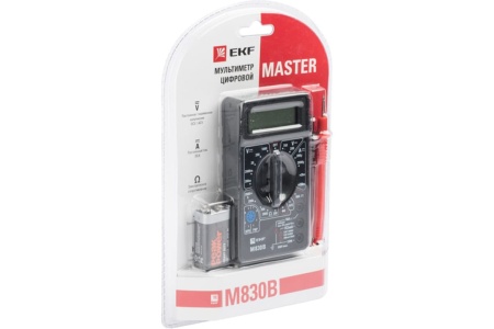 Цифровой мультиметр EKF M830B Master In-180701-bm830B