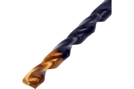 Сверло по металлу Golden Tip 5 мм, HSS-Tin, 10 шт, DIN 338 Denzel 717213