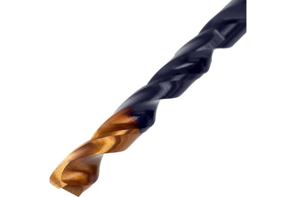Сверло по металлу Golden Tip 5 мм, HSS-Tin, 10 шт, DIN 338 Denzel 717213