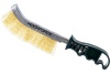 Щетка по металлу ROCKFORCE ручная в железном корпусе с пластиковой ручкой RF-34012124