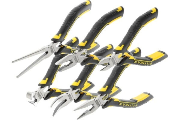 Набор: мини-плоскогубцы и кусачки Stanley Fatmax 6 предметов FMHT0-80541