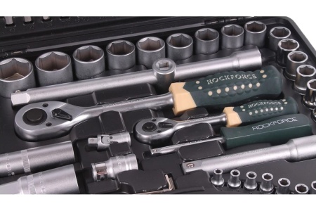 Набор торцевых головок и вставок ROCKFORCE 1/2"х1/4"DR 6-гранных 108 предметов RF-41082-5EURO