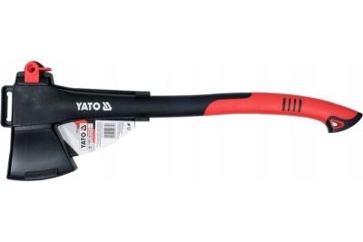 Плотницкий топор YATO 1400 гр 60 см, нейлоновая прорезиненная ручка YT-80073