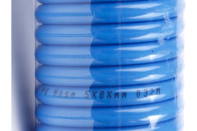 Шланг воздушный полиуретановый, спиральный 5x8 мм, 6 м KraftWell KRW-HC050806