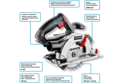 Дисковая пила Dewalt 12 В XR DCS512N-XJ