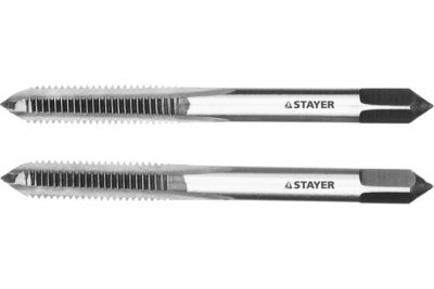 Комплект метчиков  MASTER  сталь 9ХС М12х1 75 2 шт. Stayer 28025-12-1.75-H2