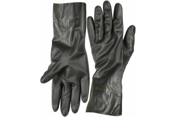 Неопреновые противокислотные индустриальные перчатки Kraftool NEOPREN р. XL 11282-XL_z01