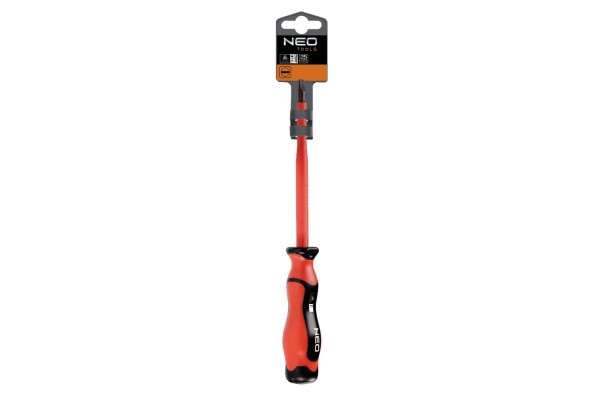Шлицевая отвертка NEO Tools 1.0x5.5x125 мм, 1000 В 04-153