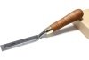 Плоская изогнутая стамеска с ручкой NAREX WOOD LINE PLUS 25 мм 813325
