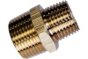 Ниппель латунный переходной пневмо (10 шт; 1/2"НР - 3/8"НР) Профитт 9276294