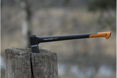 Топор-колун Х25 + пила 123870 В ПОДАРОК Fiskars 122487
