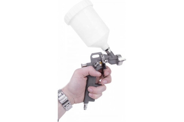 Пневматический краскопульт INTERTOOL HP, форсунка 1.5 мм, бачок 600 мл PT-0204