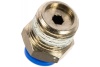 Фитинг для пластиковых трубок (4 мм; 1/4М) ROCKFORCE RF-SPC04-02