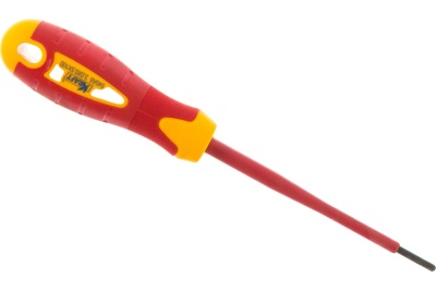 Диэлектрическая шлицевая отвертка 3.0х0.5х100 KRAFT KT 700427