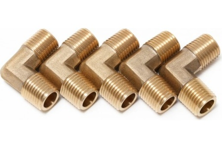 Соединитель угловой наружная резьба 1/4"х1/4", 5 шт Forsage 26105 F-MML04K