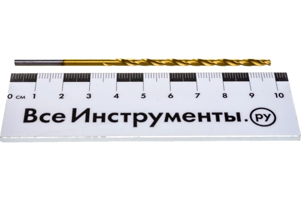 Сверло (10 шт; 3х100 мм; HSS) по металлу Fit 34230