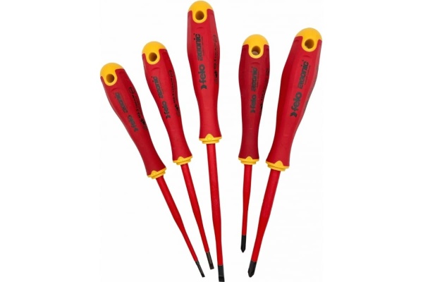 Набор диэлектрических отверток Felo SL/PH E-Slim Ergonic, 5 шт + открывашка 41386298