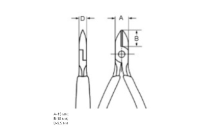 Бокорезы для электроники KNIPEX KN-7702130