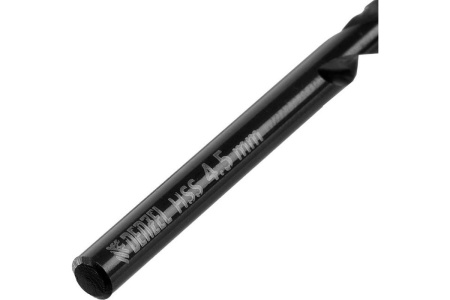 Сверло по металлу Golden Tip 4.5 мм, HSS-Tin, 10 шт, DIN 338 Denzel 717211