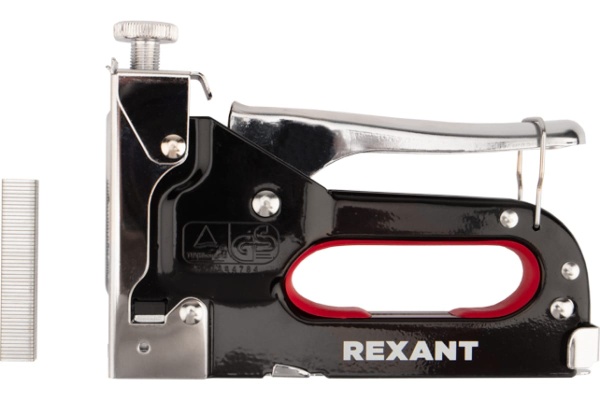 Мебельный степлер REXANT металлический, со вставками, 3 в 1 12-5403