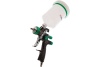 Пневматический краскопульт INTERTOOL LVLP GREEN, форсунка 1.3 мм, бачок 600 мл, PT-0132